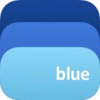 blue wallet